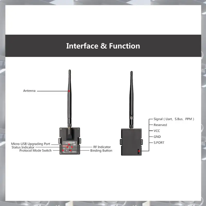 A84F-30KM Long Range SIYI FM30 Radio Module With Datalink Telemetry Receiver Opentx Racing Drones 2.4G FM30
A84F-30KM Long Range SIYI FM30 Radio Module With Datalink Telemetry Receiver Opentx Racing Drones 2.4G FM30