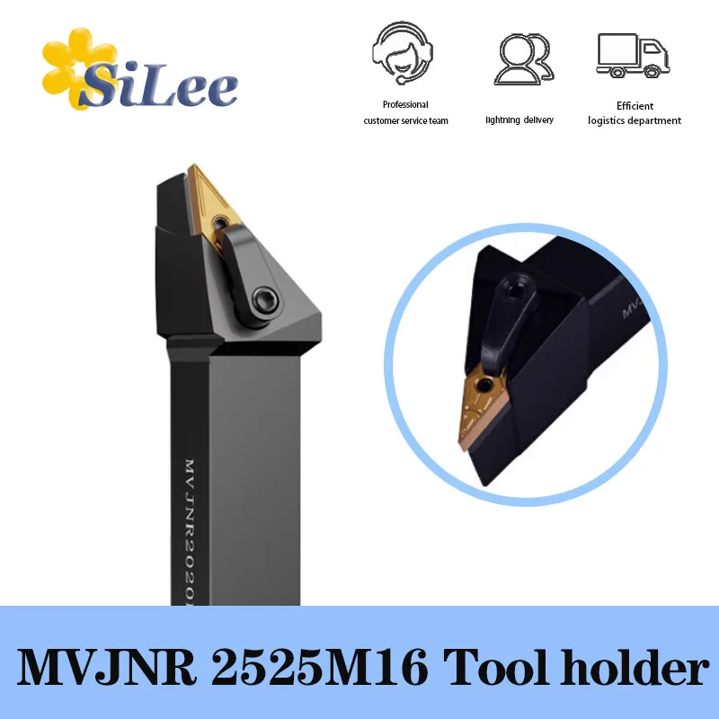 MVJNR 2525M16 Turning Tool Cutter External Turning Tool Holder CNC Lathe Metal Cutting Arbor Lathe Cutter Turning
MVJNR 2525M16 Turning Tool Cutter External Turning Tool Holder CNC Lathe Metal Cutting Arbor Lathe Cutter Turning