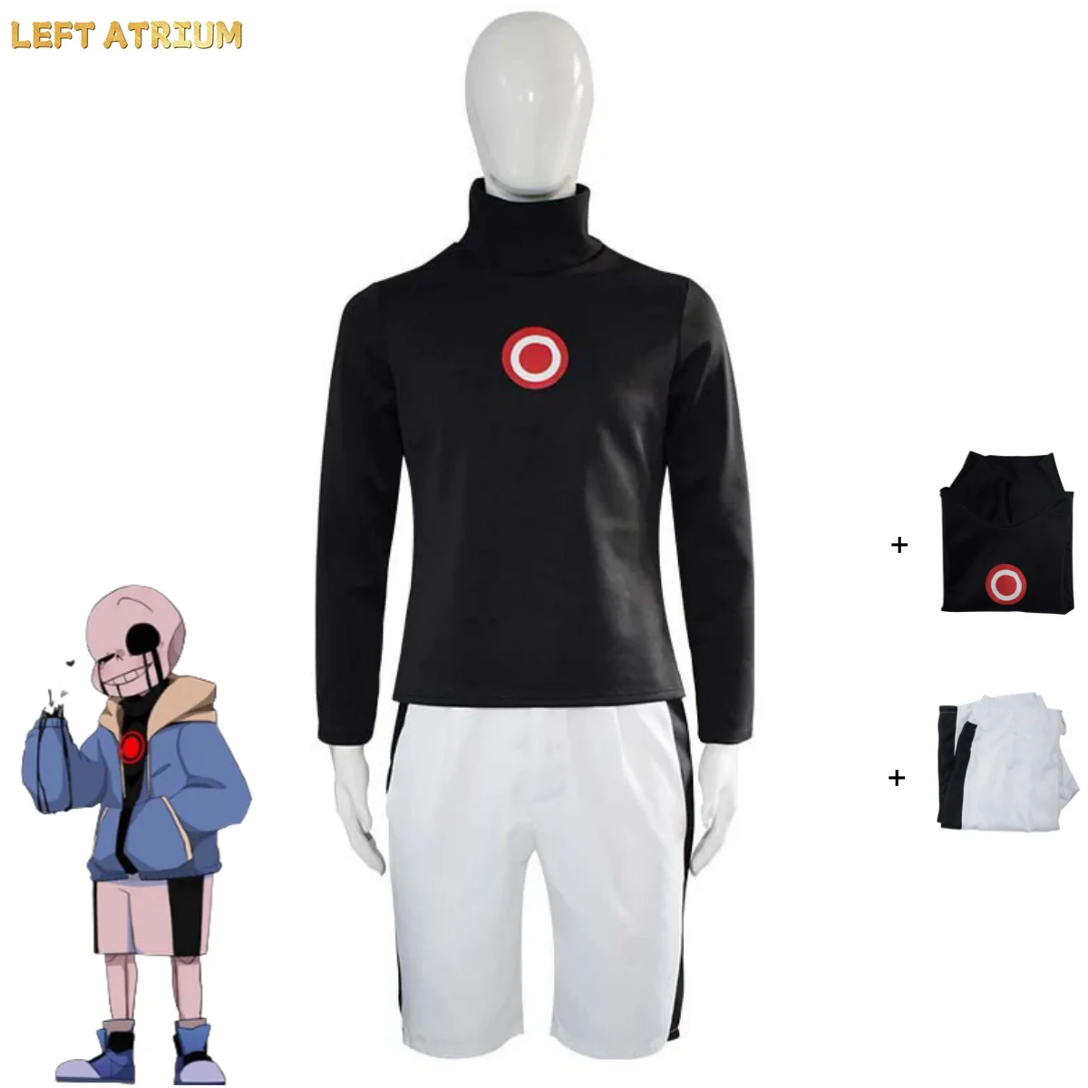 Game Undertale Killer Sans Cosplay Costume Anime Papyrus Killer Horror Dust Frisk Chara Black Long Sleeves Hoodies Man Daily Set
Game Undertale Killer Sans Cosplay Costume Anime Papyrus Killer Horror Dust Frisk Chara Black Long Sleeves Hoodies Man Daily Set