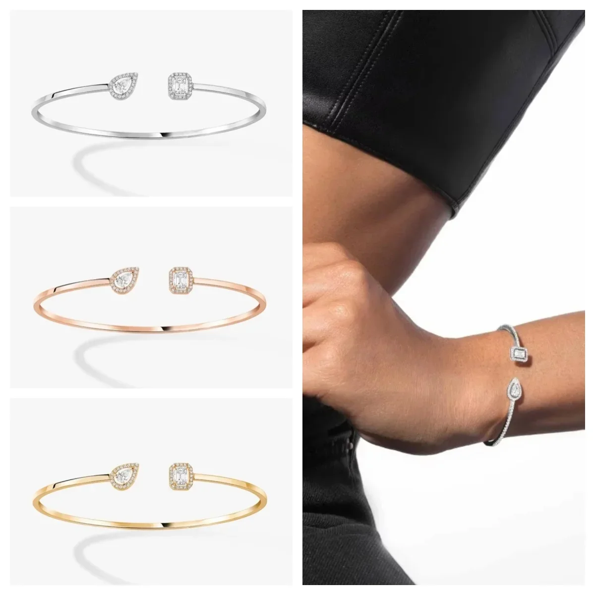 2025 New Fashion Toi & Moi Thin Bracelet S925 Silver French Classic Luxury Open Diamond Bracelet High Quality Bracelet
2025 New Fashion Toi & Moi Thin Bracelet S925 Silver French Classic Luxury Open Diamond Bracelet High Quality Bracelet