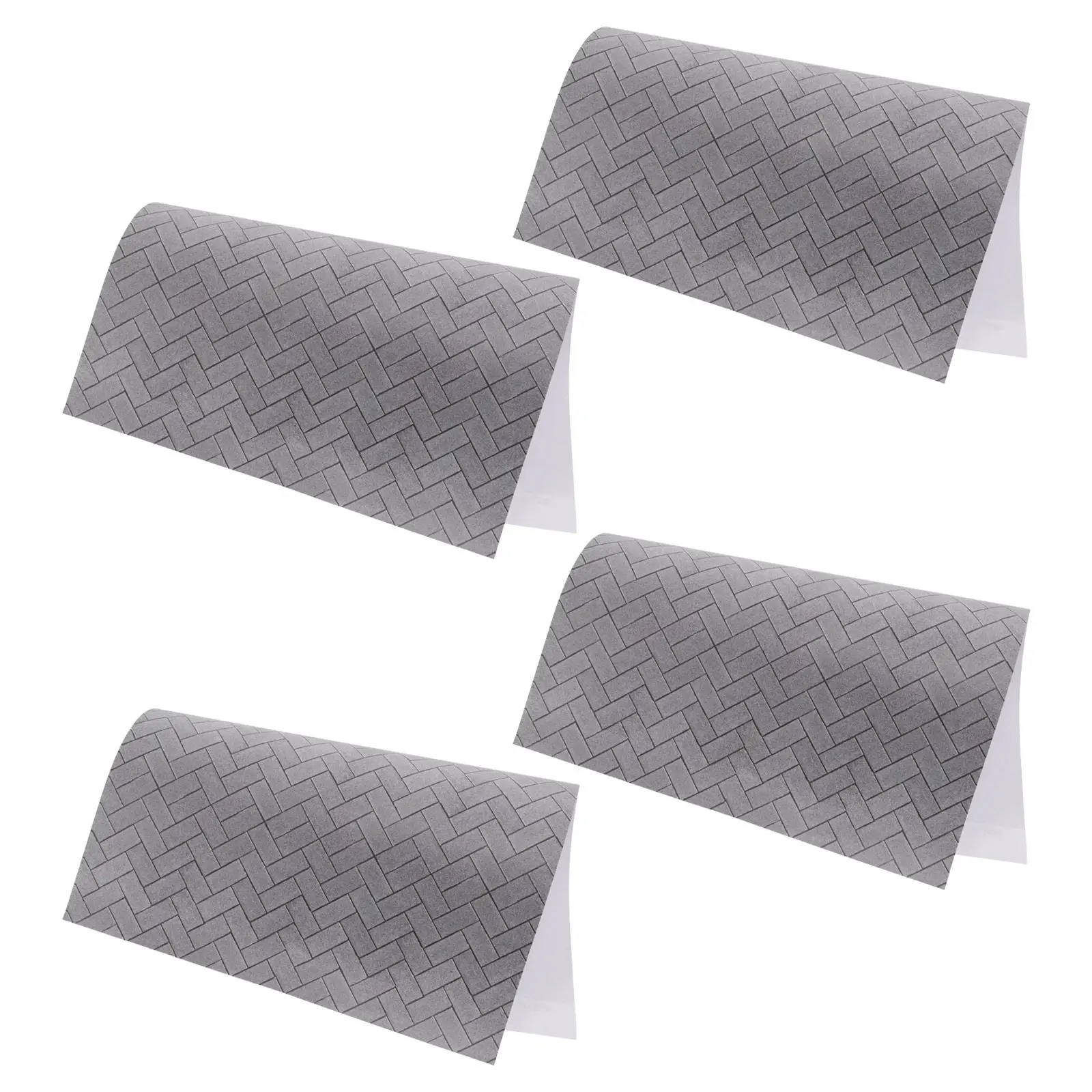 4Pcs Dollhouse Peel and Stick Floor Decal 11.81x8.3in Lifelike Indoor Outdoor Pavement Sheet for Mini House DIY Diorama Scene
4Pcs Dollhouse Peel and Stick Floor Decal 11.81x8.3in Lifelike Indoor Outdoor Pavement Sheet for Mini House DIY Diorama Scene
