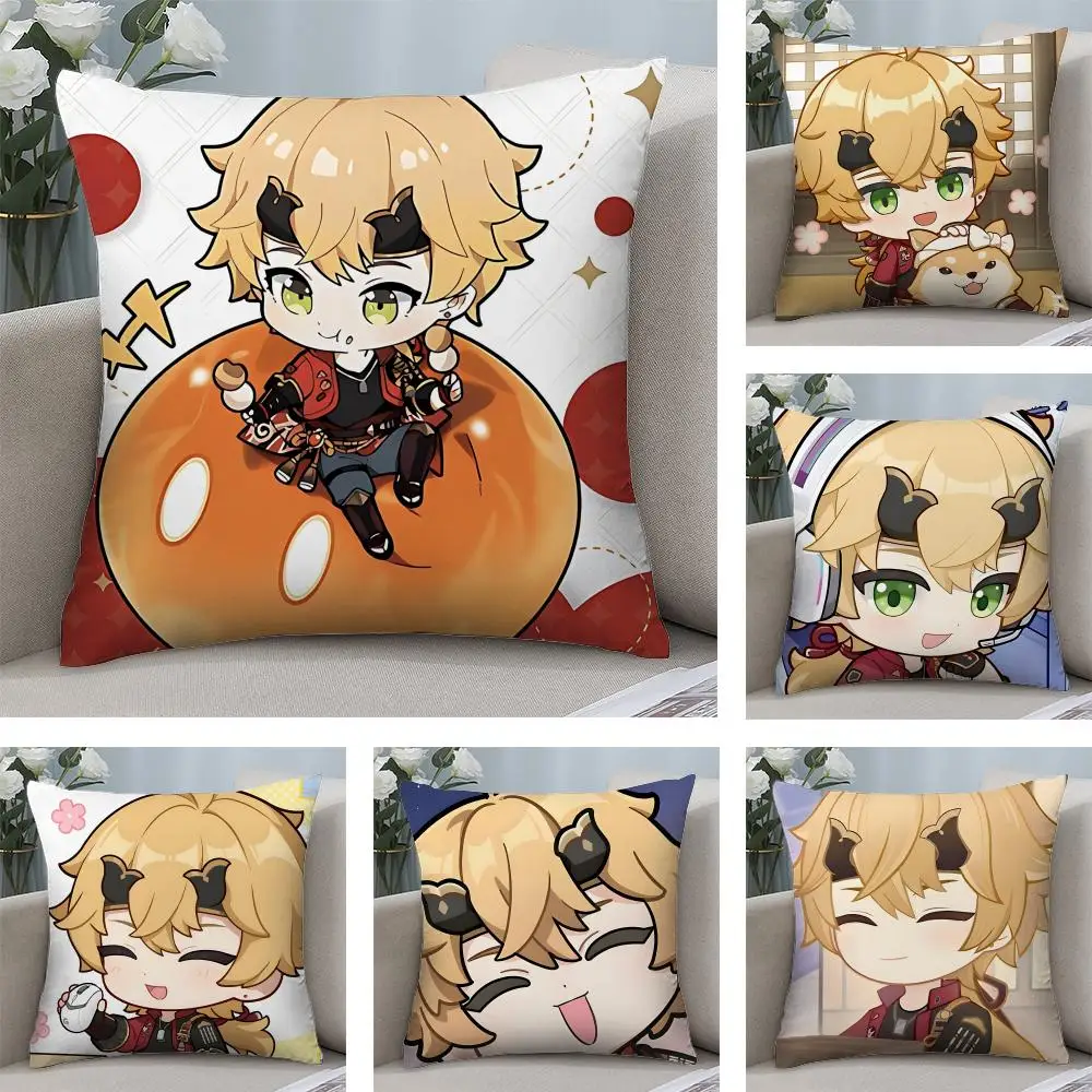 Thoma Cute Genshin Game Cushion Cover Square Pillow Bedroom Sofa Leisure Comfort Living Room Home Decoration 40X40
Thoma Cute Genshin Game Cushion Cover Square Pillow Bedroom Sofa Leisure Comfort Living Room Home Decoration 40X40