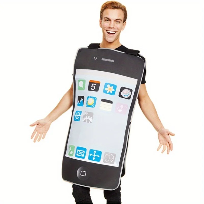 Holiday Party Adult Mobile Phone Costume Party Character Props Costume Mobile Phone Person Stage Funny Performance Costume
Holiday Party Adult Mobile Phone Costume Party Character Props Costume Mobile Phone Person Stage Funny Performance Costume