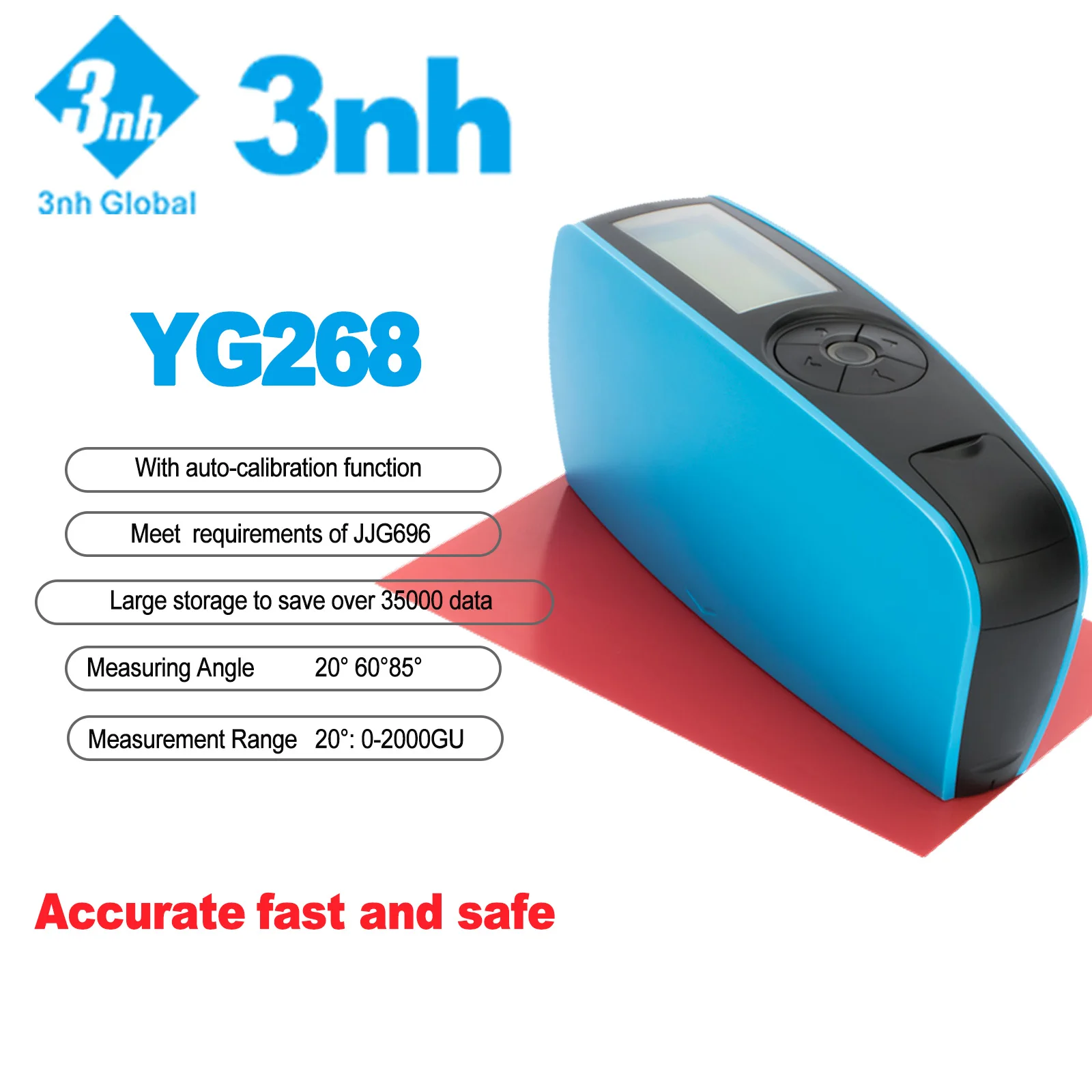 3NH-YG268 Высокоточный трехугольный измеритель блеска, используется для лаборатории по покраске автомобиля, мрамора, стекла, металла, трехугловой измеритель блеска.
3NH-YG268 Высокоточный трехугольный измеритель блеска, используется для лаборатории по покраске автомобиля, мрамора, стекла, металла, трехугловой измеритель блеска.
