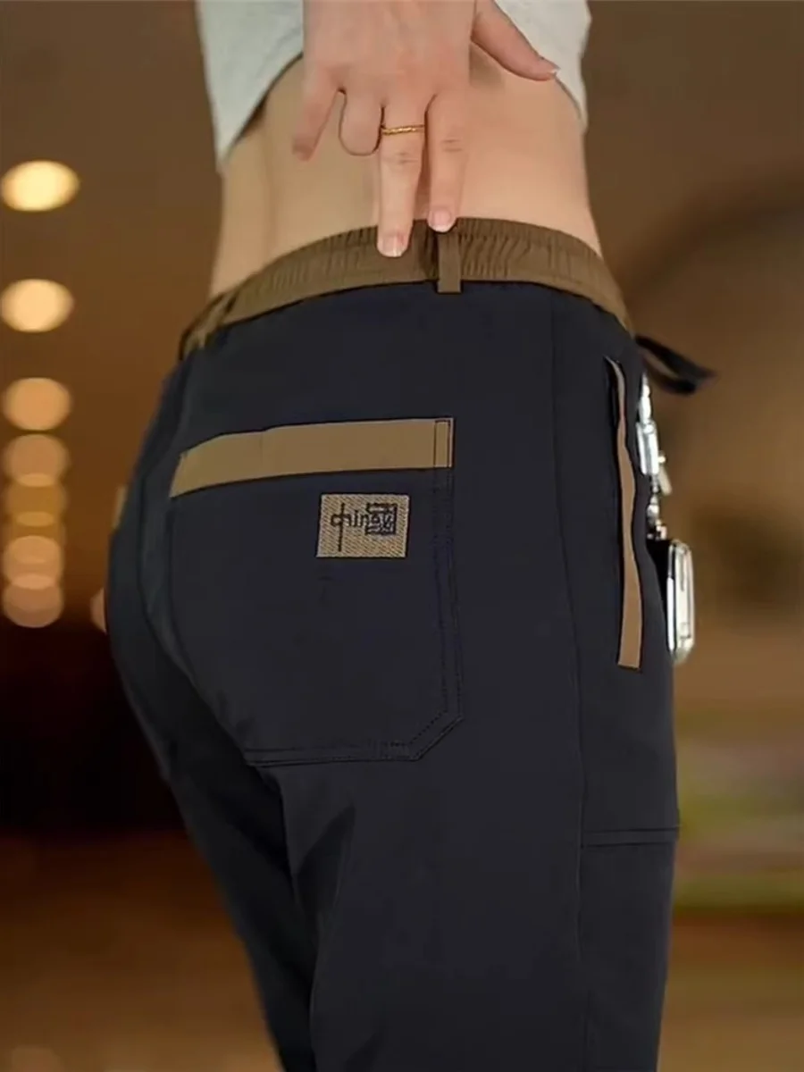 Мужские повседневные брюки Bla, лето 2024, новинка модного бренда, с вышивкой, на эластичной талии, в стиле харем, с манжетами, американские длинные брюки
Мужские повседневные брюки Bla, лето 2024, новинка модного бренда, с вышивкой, на эластичной талии, в стиле харем, с манжетами, американские длинные брюки