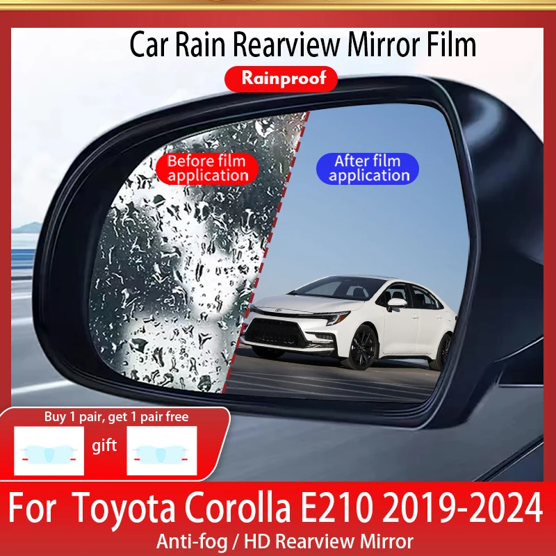 Full Cover Anti Fog Film Rearview Mirror For Toyota Corolla Auris E210 2019~ 2024 Rainproof Rearview Mirror Pads Car Accessories
Full Cover Anti Fog Film Rearview Mirror For Toyota Corolla Auris E210 2019~ 2024 Rainproof Rearview Mirror Pads Car Accessories
