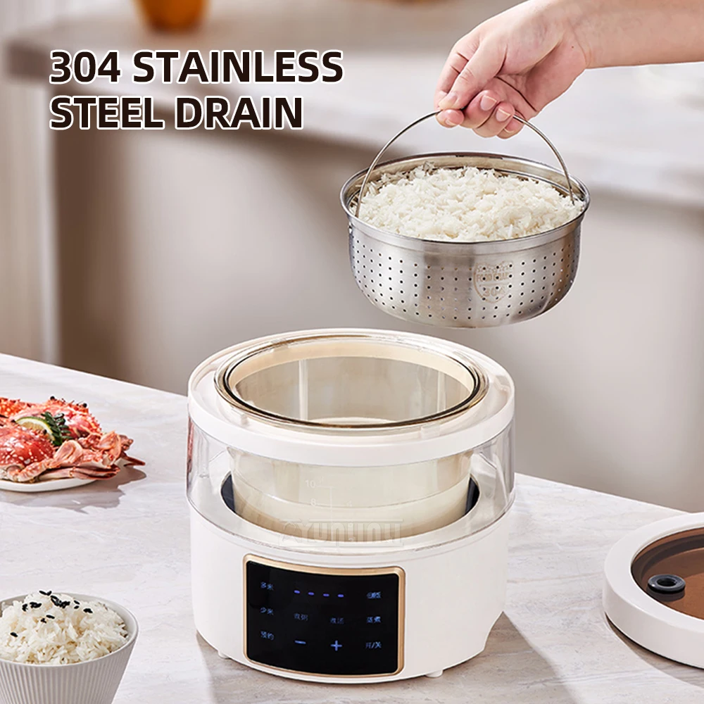 3L Mini Boiler Intelligent Rice Cooker with Visual Inner Pot Soup Separation Feature
3L Mini Boiler Intelligent Rice Cooker with Visual Inner Pot Soup Separation Feature