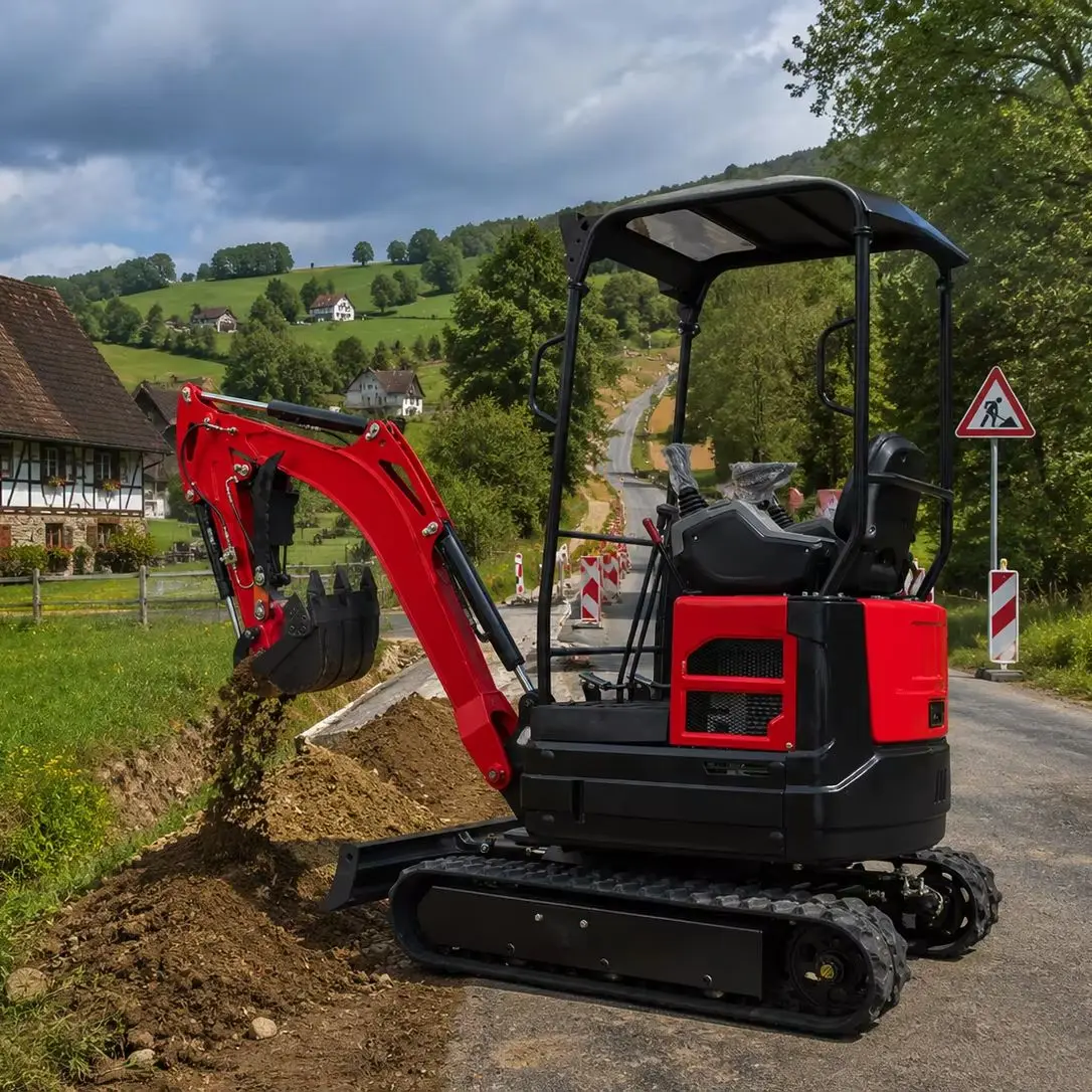 2 Ton Mini Excavator Euro 5 CE Certified Compact Hydraulic Crawler Digger Construction Equipment
2 Ton Mini Excavator Euro 5 CE Certified Compact Hydraulic Crawler Digger Construction Equipment