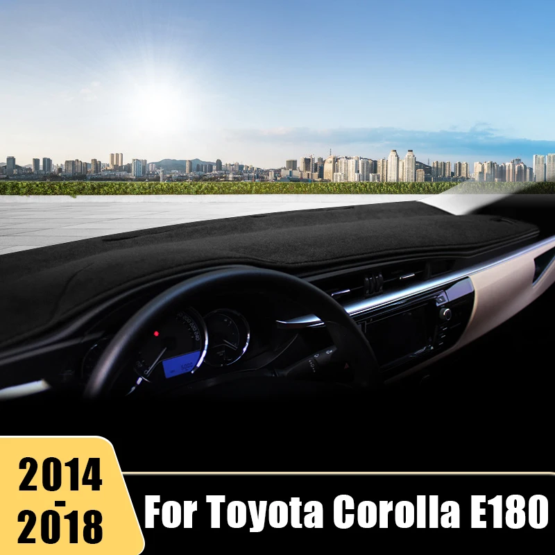 Car Dashboard Cover Avoid Light Mats For Toyota Corolla E180 2014 2015 2016 2017 2018 Anti-UV Non-Slip Protector Pad Accessories
Car Dashboard Cover Avoid Light Mats For Toyota Corolla E180 2014 2015 2016 2017 2018 Anti-UV Non-Slip Protector Pad Accessories