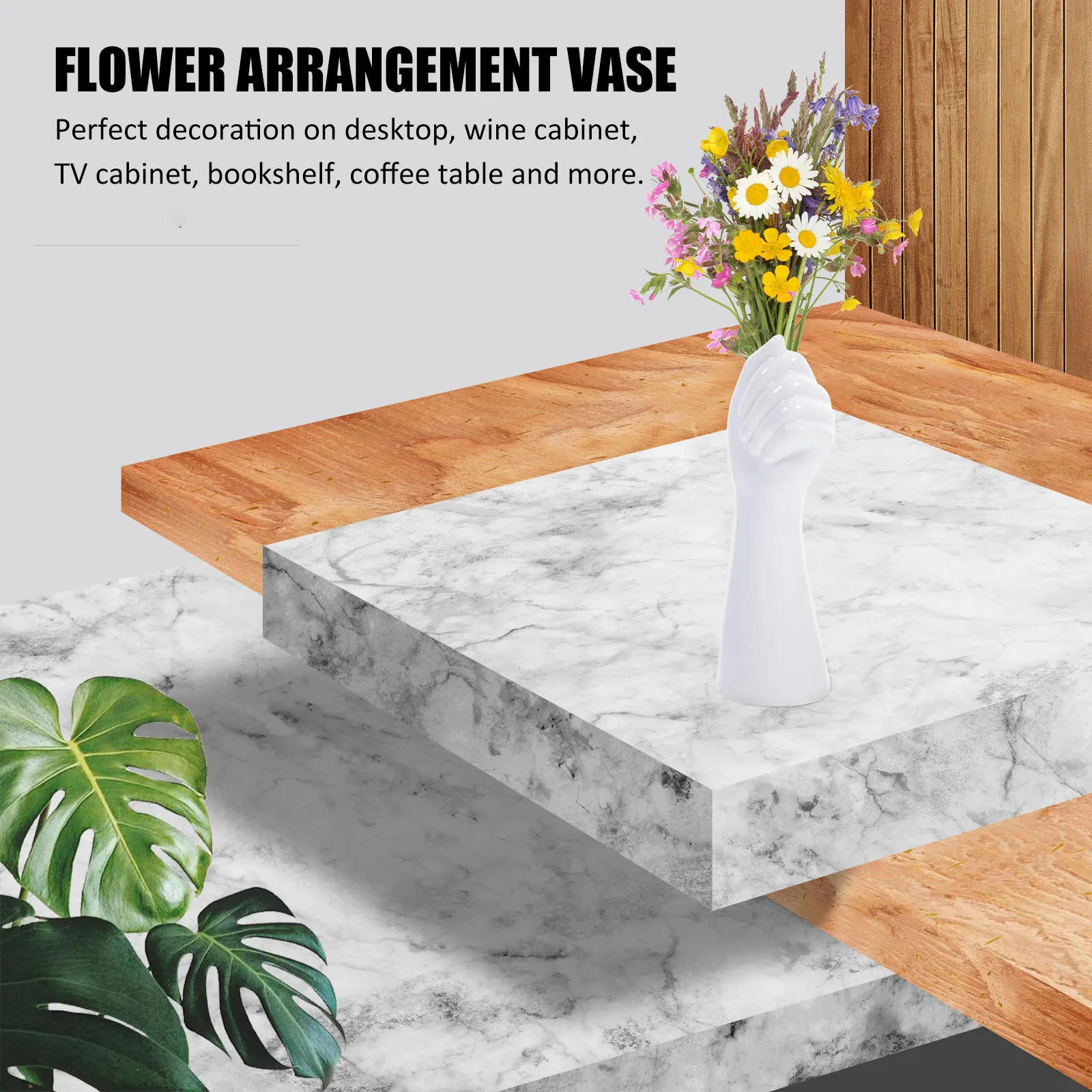 Creative Hand Shaped Ceramic Body Vase Artistic Desktop Decoration Arm Flower Vase Craft for Home Office Display
Creative Hand Shaped Ceramic Body Vase Artistic Desktop Decoration Arm Flower Vase Craft for Home Office Display