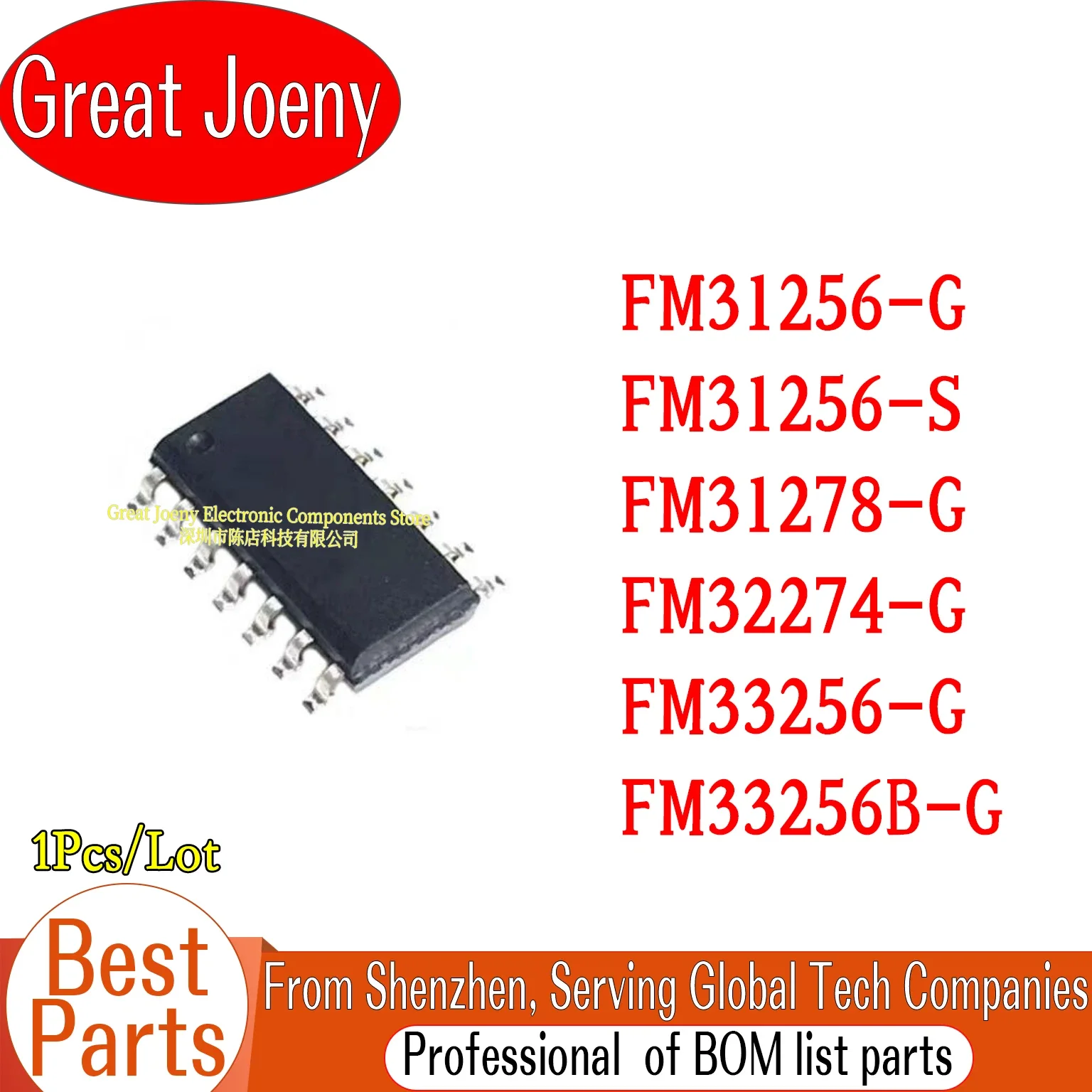 100% New Original FM31256-G FM31256-S FM31278-G FM32274-G FM33256-G FM33256B-G IC Chipset SOP-14 Bulk Best Price
100% New Original FM31256-G FM31256-S FM31278-G FM32274-G FM33256-G FM33256B-G IC Chipset SOP-14 Bulk Best Price