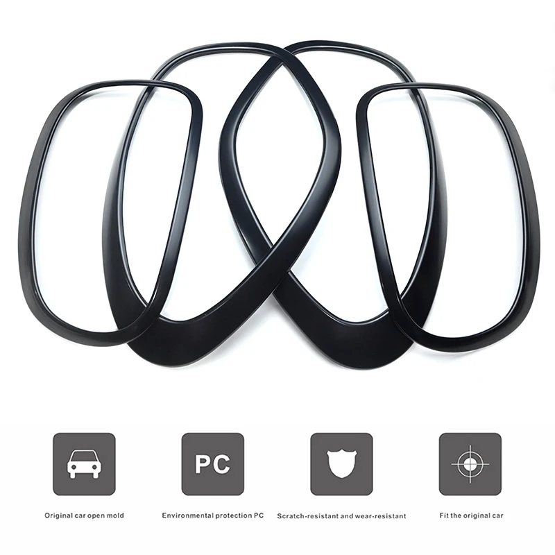 Car Headlight Head Rear Tail Light Lamps Frame Cover Stickers For MINI Cooper One S Countryman R60 Auto Styling Accessories
Car Headlight Head Rear Tail Light Lamps Frame Cover Stickers For MINI Cooper One S Countryman R60 Auto Styling Accessories