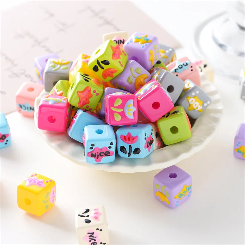 Summer style 50pcs/lot color flowers pattern print geometry square shape acrylic beads diy jewelry accessory
Summer style 50pcs/lot color flowers pattern print geometry square shape acrylic beads diy jewelry accessory