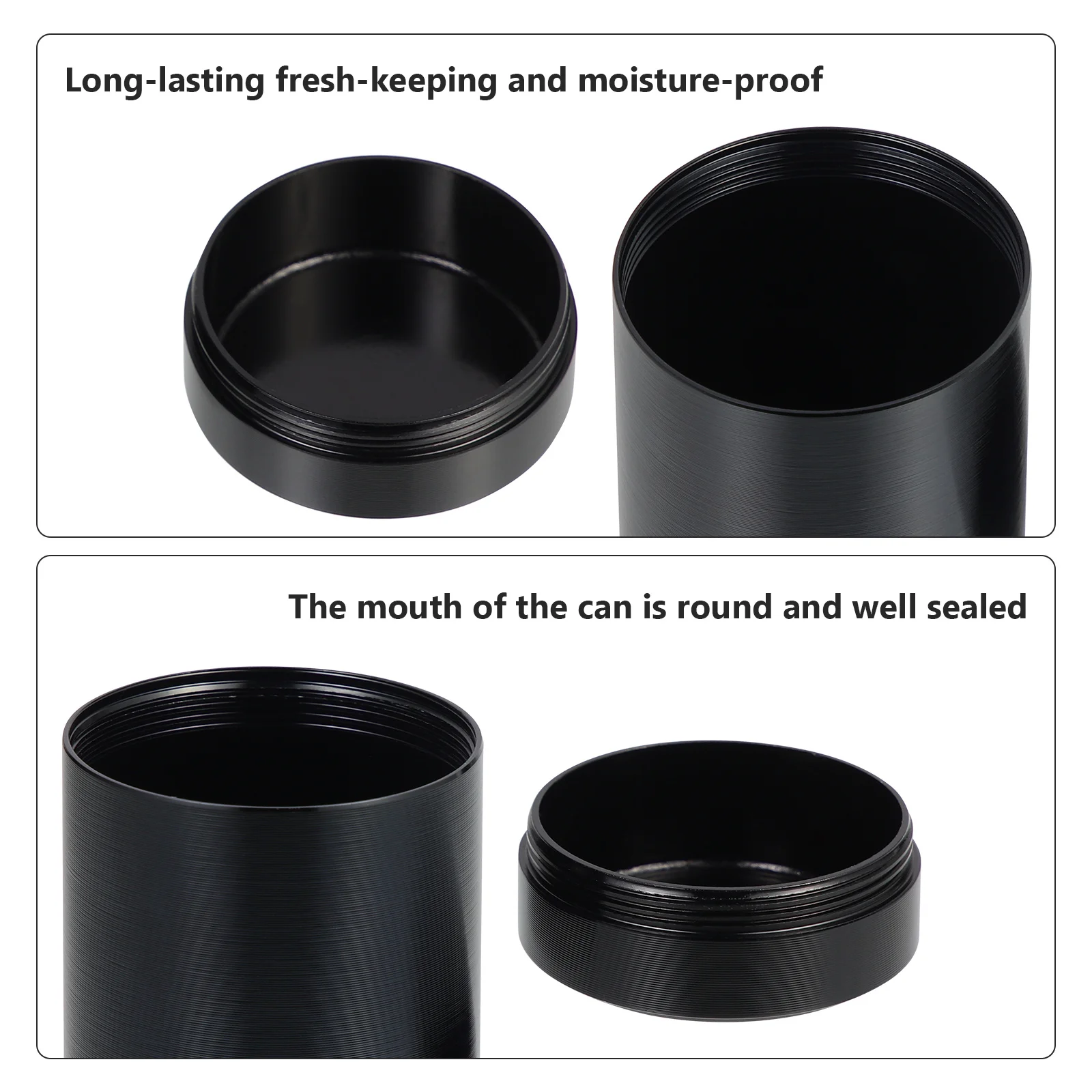 2pcs Tea Caddy Airtight Titanium Aluminum Alloy Storage Canister Coffee Beans Container Food Jar Portable Travel Tea Canister
2pcs Tea Caddy Airtight Titanium Aluminum Alloy Storage Canister Coffee Beans Container Food Jar Portable Travel Tea Canister