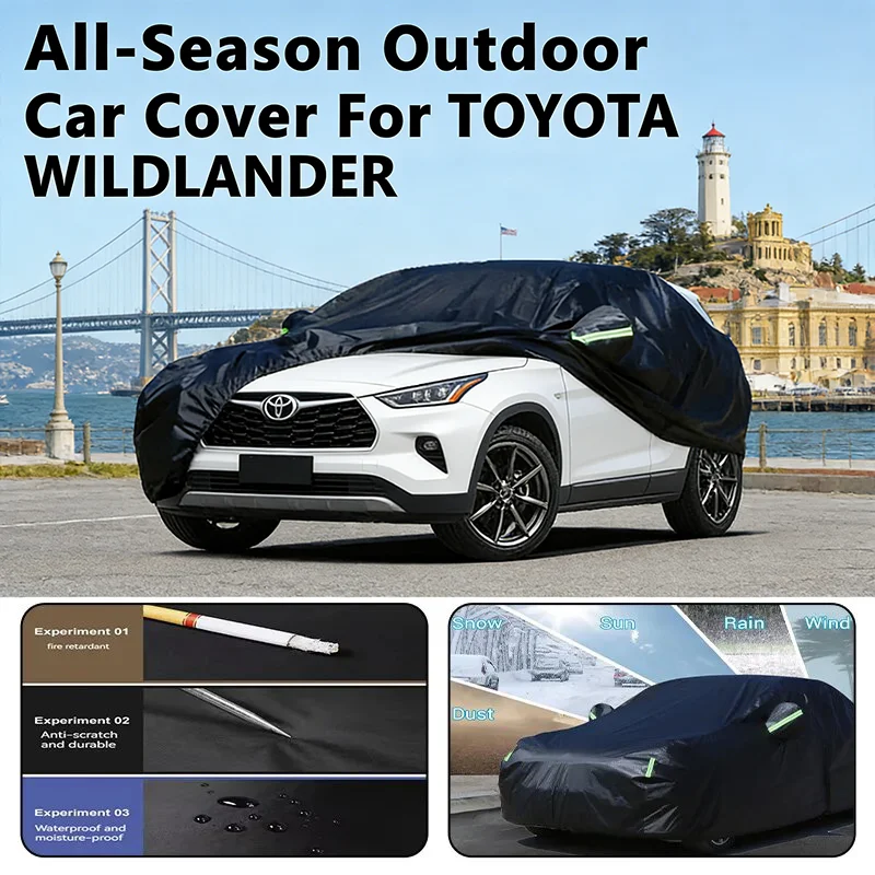 Всесезонный автомобильный чехол для TOYOTA WILDLANDER — полная защита на открытом воздухе, водонепроницаемый, пылезащитный, термостойкий
Всесезонный автомобильный чехол для TOYOTA WILDLANDER — полная защита на открытом воздухе, водонепроницаемый, пылезащитный, термостойкий