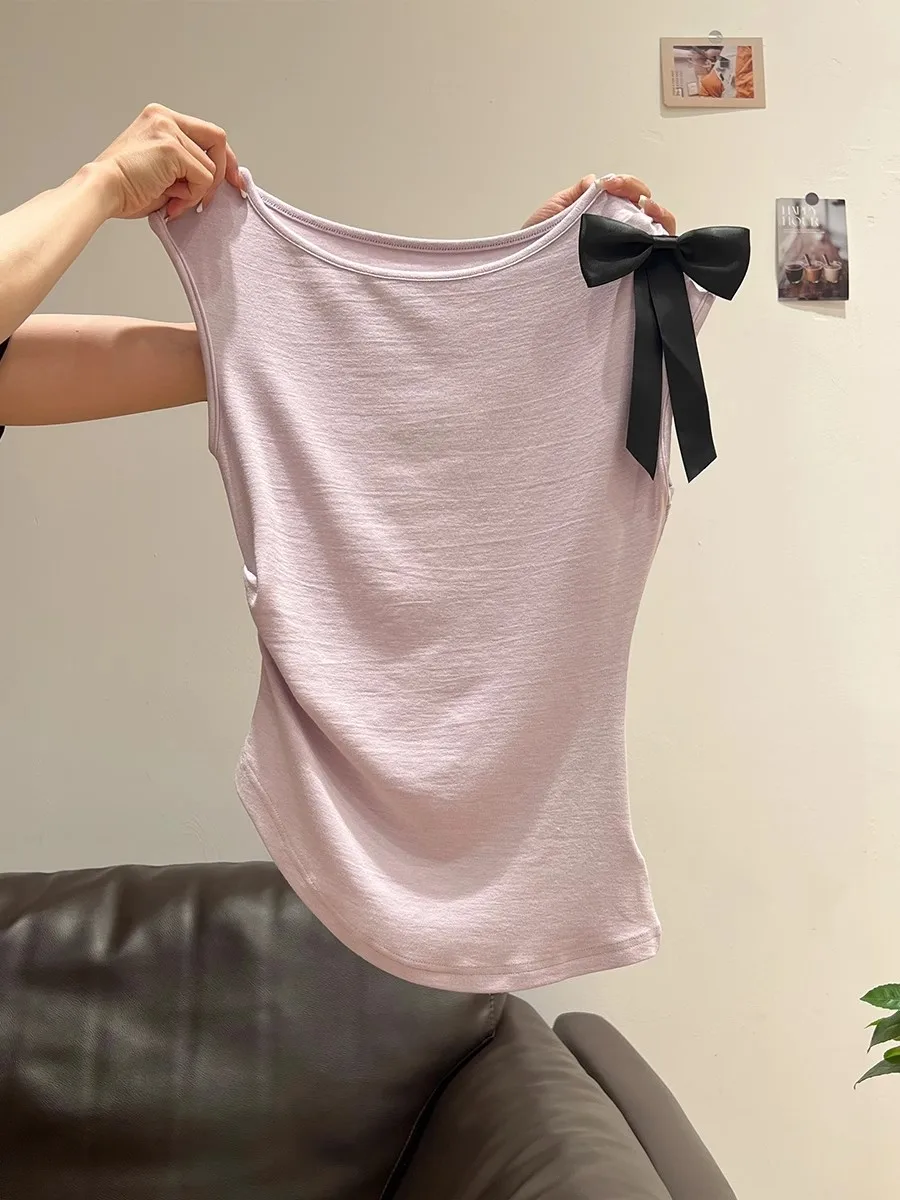 Summer Pure Desire T-irt Women's ort Sve Waist Cinched Knot Splice Svel Top Commute Sle Korean Version
Summer Pure Desire T-irt Women's ort Sve Waist Cinched Knot Splice Svel Top Commute Sle Korean Version