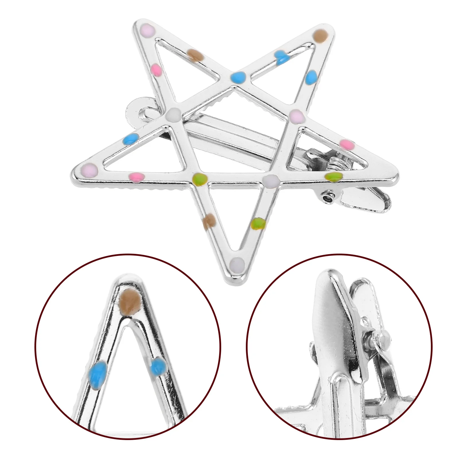 Star Hair Clips Metal Cute Snap Hair Accessories for Women Girls Stylish Side Bang Decorative Barrettes Hairpins
Star Hair Clips Metal Cute Snap Hair Accessories for Women Girls Stylish Side Bang Decorative Barrettes Hairpins