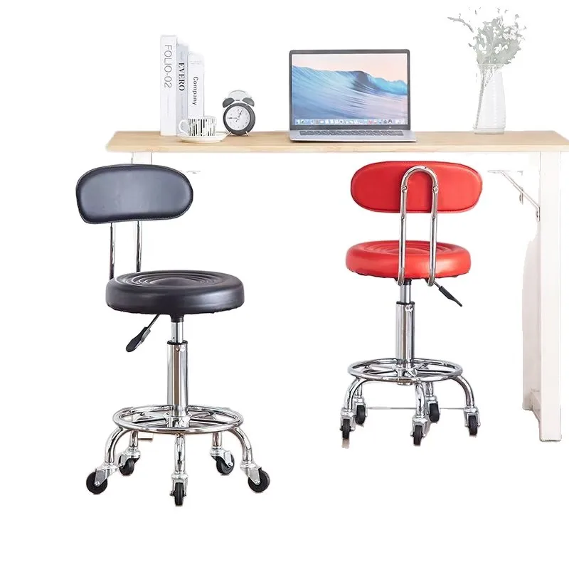 Beauty stool rotating lift barber stool manicure stool backrest home bar chair high foot
Beauty stool rotating lift barber stool manicure stool backrest home bar chair high foot