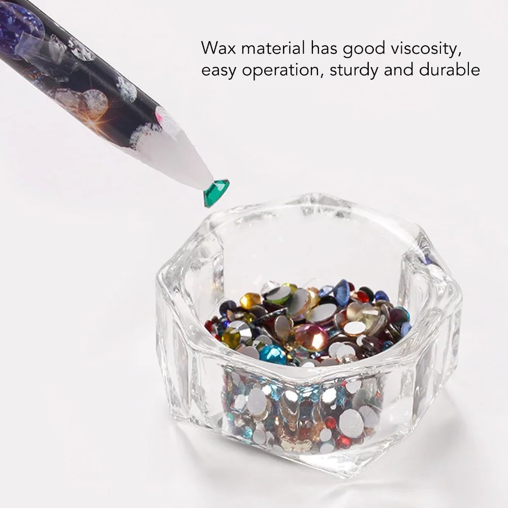 12PCS White Appearance Nail Dotting Wax Pen Adhesive Property Compact Size Rhinestones Picker Wax Pen Easy Grip Design
12PCS White Appearance Nail Dotting Wax Pen Adhesive Property Compact Size Rhinestones Picker Wax Pen Easy Grip Design