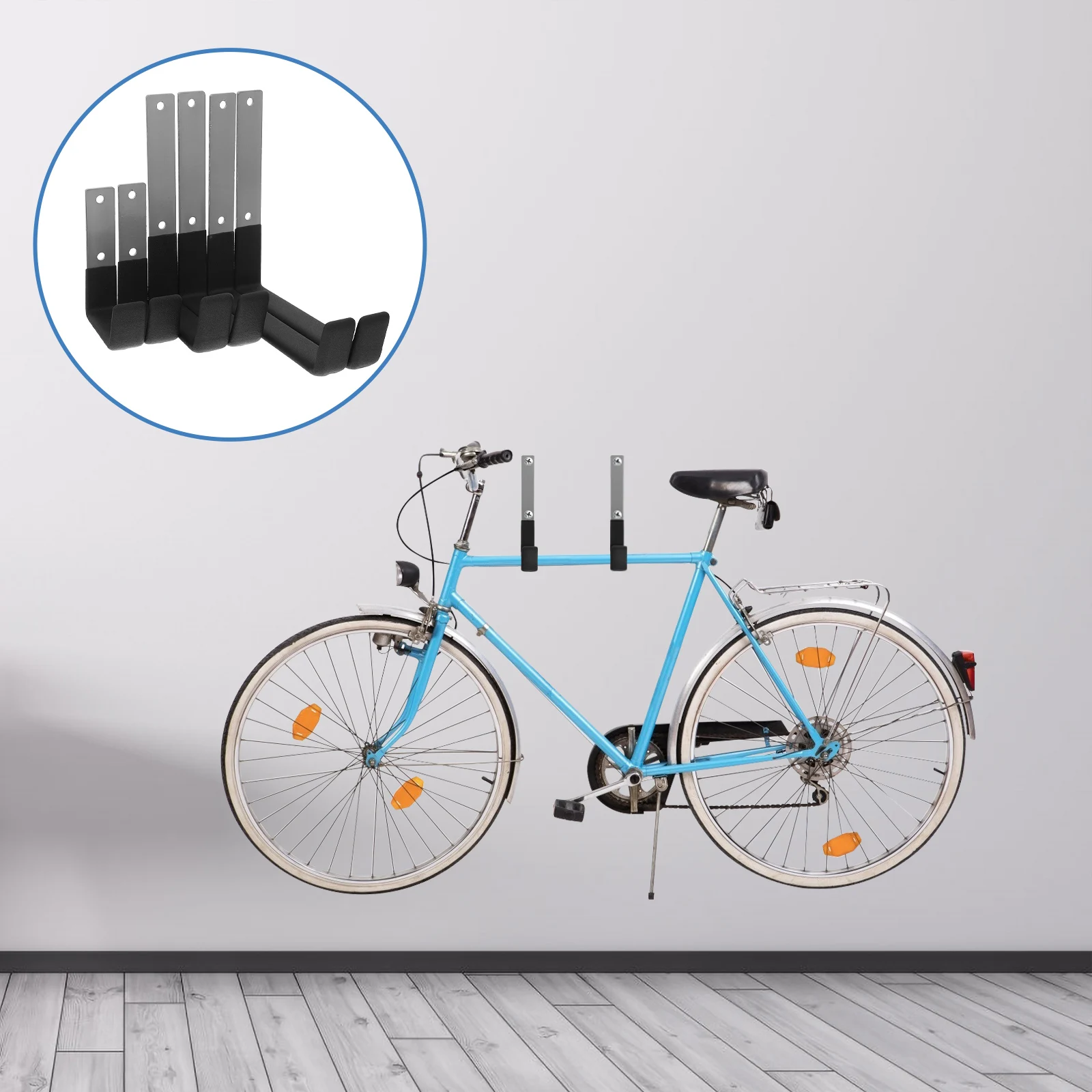 6pcs Heavy Duty Mounted Metal Garage Wall Hooks For Hanging Storage Wall Mount Storage Hooks Bicycle Ladder Hose 
6pcs Heavy Duty Mounted Metal Garage Wall Hooks For Hanging Storage Wall Mount Storage Hooks Bicycle Ladder Hose