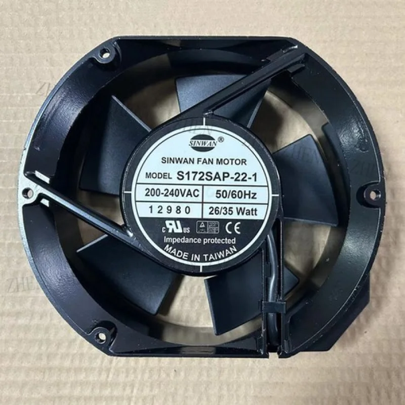 Y 1PCS New FOR SINWAN S172SAP-22-1 200/240V 26/35W aluminum frame metal fan # QW.
Y 1PCS New FOR SINWAN S172SAP-22-1 200/240V 26/35W aluminum frame metal fan # QW.