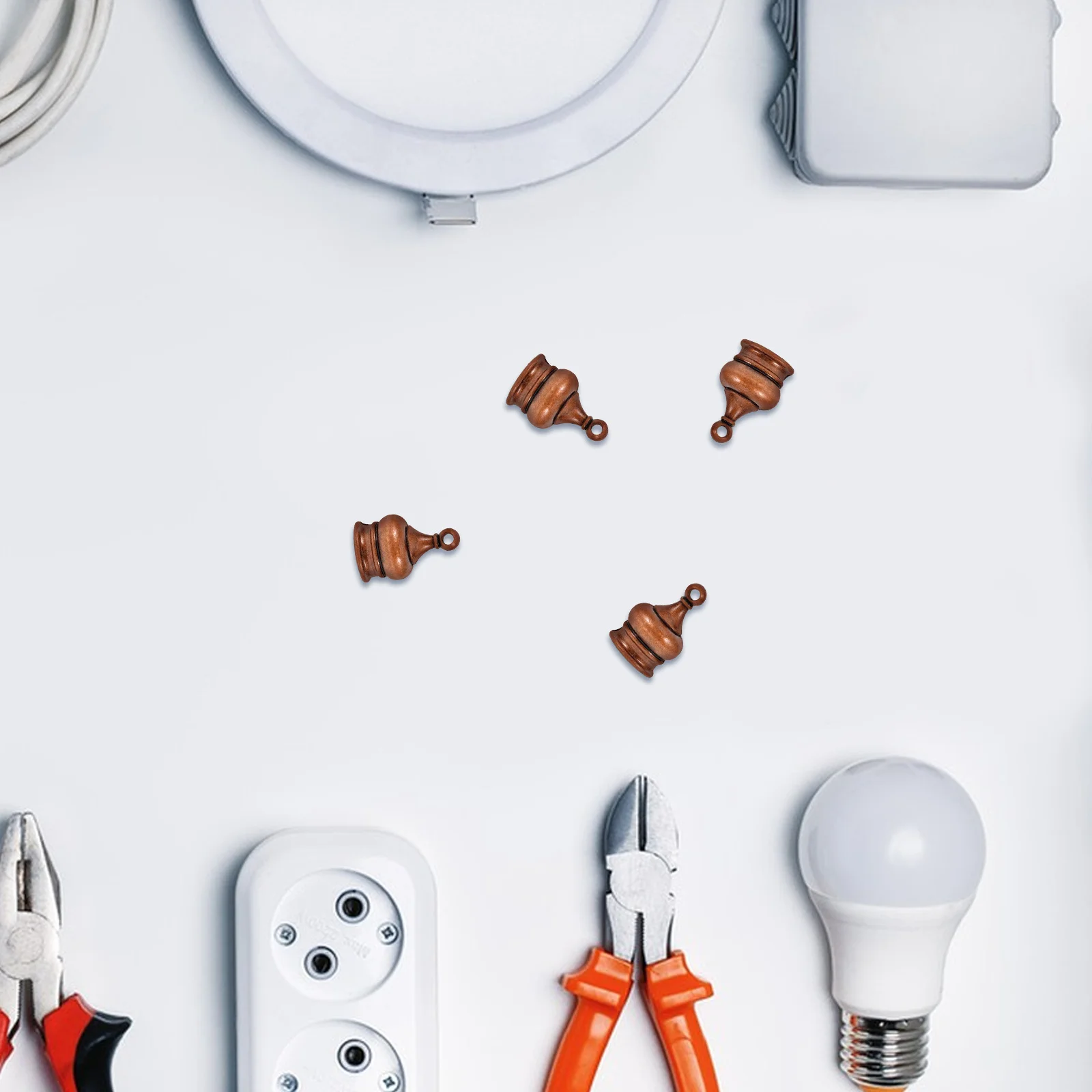 10Pcs Perforated Metal Lamp Finials Decorative Replacement Knob Caps for Table Lamp Parts Vintage Bulb Holder Light Screw Caps
10Pcs Perforated Metal Lamp Finials Decorative Replacement Knob Caps for Table Lamp Parts Vintage Bulb Holder Light Screw Caps