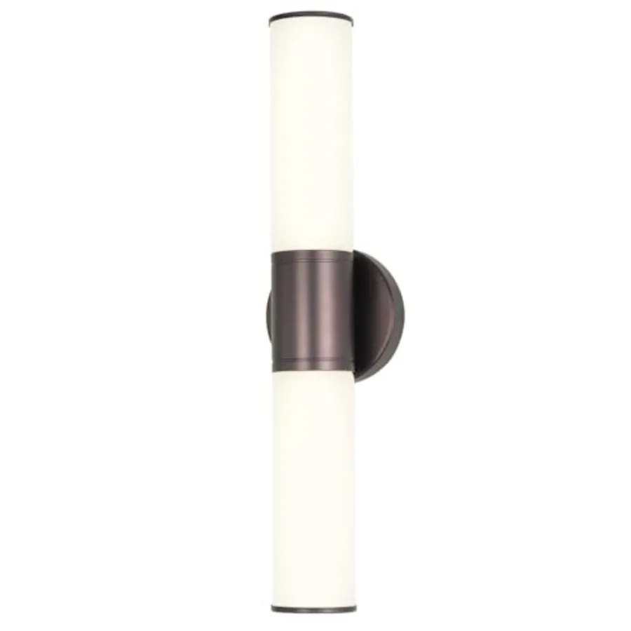 2-Light Bathroom Vanity Lighting Fixture, Oil Rubbed Bronze Wall Sconce with Opal White Glass, E26 Stocket Indoor Wall Lamp, Mo
2-Light Bathroom Vanity Lighting Fixture, Oil Rubbed Bronze Wall Sconce with Opal White Glass, E26 Stocket Indoor Wall Lamp, Mo