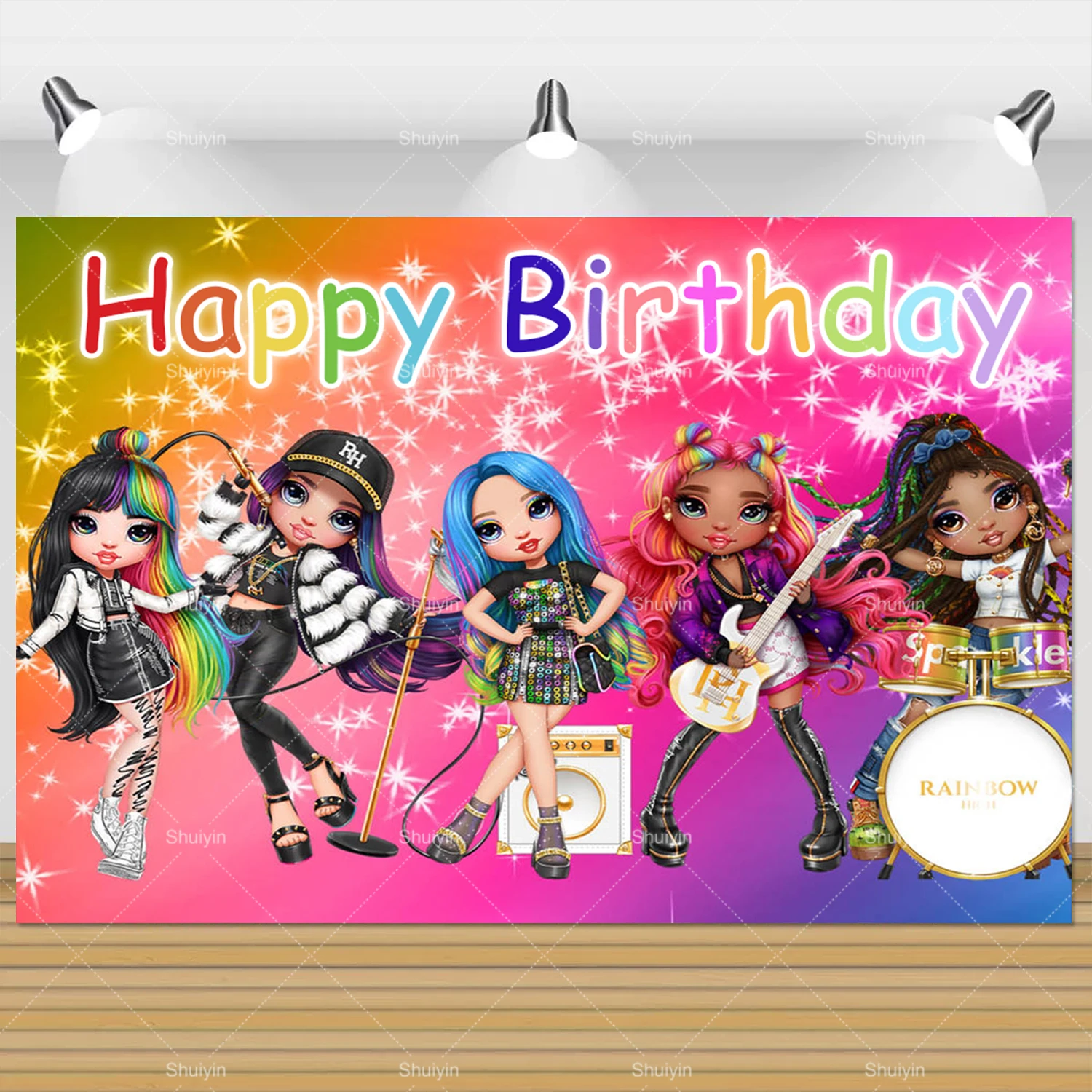 Cartoon Rainbow Doll Vinyl Background School High Street Girl Birthday Party Decor Banner Photography Backdrop Props Girl Gifts
Cartoon Rainbow Doll Vinyl Background School High Street Girl Birthday Party Decor Banner Photography Backdrop Props Girl Gifts