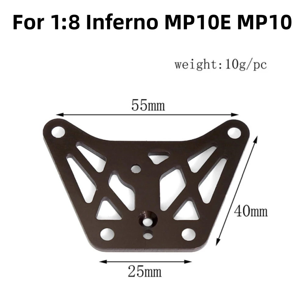 Модель внедорожного автомобиля Передняя верхняя пластина для 1:8 Inferno MP10E MP10 Обновление деталей Аксессуары для радиоуправляемых автомобилей (Бронза/MP10) Передняя верхняя пластина
Модель внедорожного автомобиля Передняя верхняя пластина для 1:8 Inferno MP10E MP10 Обновление деталей Аксессуары для радиоуправляемых автомобилей (Бронза/MP10) Передняя верхняя пластина