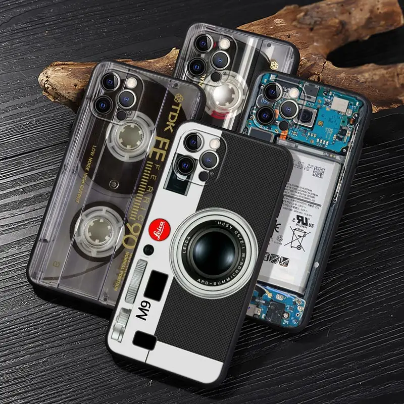 Vintage Camera Circuit Board Music Tapes For iphone 15 Pro Max Case For iPhone 14 11 12 13 Mini 15 Pro 14Plus XS 8 SE Soft Cover
Vintage Camera Circuit Board Music Tapes For iphone 15 Pro Max Case For iPhone 14 11 12 13 Mini 15 Pro 14Plus XS 8 SE Soft Cover
