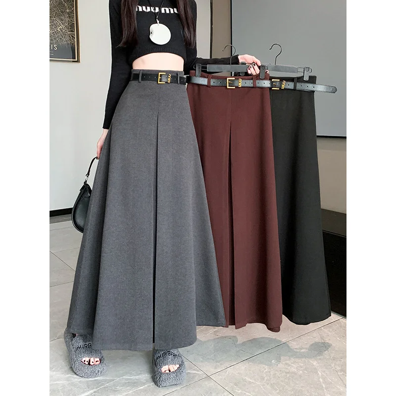 High-Grade Woolen Skirt Women2024Autumn and Winter New Cover High WaistaLine Skirt Slimming Mid-Length Woolen Skirt
High-Grade Woolen Skirt Women2024Autumn and Winter New Cover High WaistaLine Skirt Slimming Mid-Length Woolen Skirt