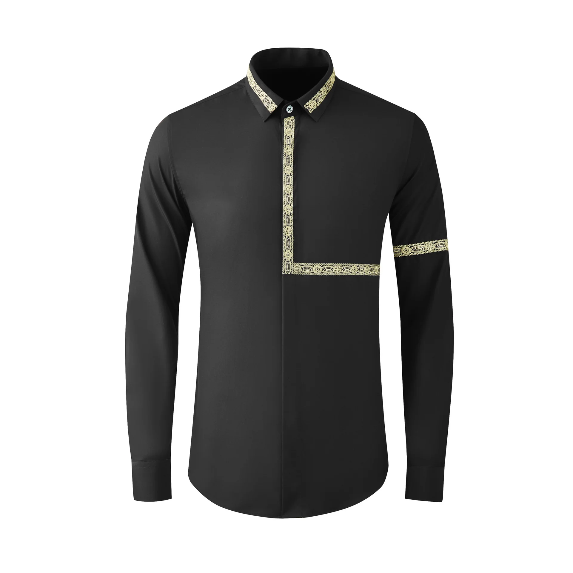 2024 Autumn Royal Embroidery Men's Shirt Long Sleeve Slim Fit Casual Shirts Fashion Business Social Party Tuxedo Men Clothing
2024 Autumn Royal Embroidery Men's Shirt Long Sleeve Slim Fit Casual Shirts Fashion Business Social Party Tuxedo Men Clothing
