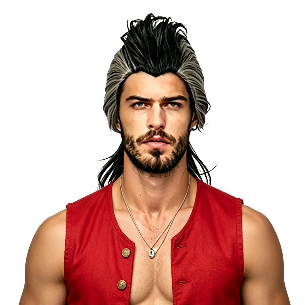 Genya Shinazugawa Cosplay Wig Black Ash Gray Ombre Spiky Mullet Wig Heat Resistant Synthetic Wig For Halloween Anime Expo Party
Genya Shinazugawa Cosplay Wig Black Ash Gray Ombre Spiky Mullet Wig Heat Resistant Synthetic Wig For Halloween Anime Expo Party
