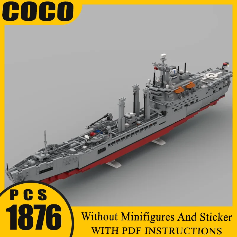 warship Moc Building Blocks RFA Wave Knight | Royal Navy Technology Modular Bricks Model Gifts Christmas Toys DIY Sets Assembly
warship Moc Building Blocks RFA Wave Knight | Royal Navy Technology Modular Bricks Model Gifts Christmas Toys DIY Sets Assembly