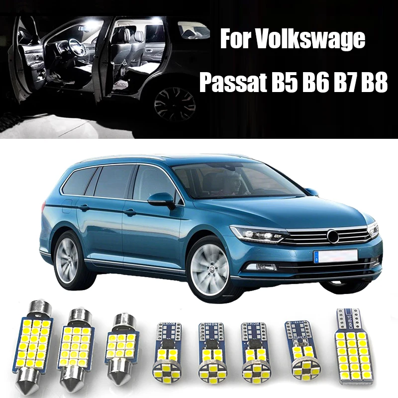 For Volkswagen VW Passat B5 B6 B7 B8 Car LED Bulbs Interior Dome Reading Lamp Vanity Mirror Glove Box Trunk Light Accessories
For Volkswagen VW Passat B5 B6 B7 B8 Car LED Bulbs Interior Dome Reading Lamp Vanity Mirror Glove Box Trunk Light Accessories