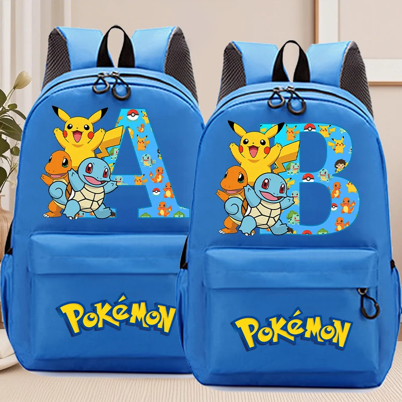 Anime Pokemons Large Capacity Backpack for Students Cartoon Pikachu Letter Printed Schoolbag Book Stationery Storage Backpacks
Anime Pokemons Large Capacity Backpack for Students Cartoon Pikachu Letter Printed Schoolbag Book Stationery Storage Backpacks