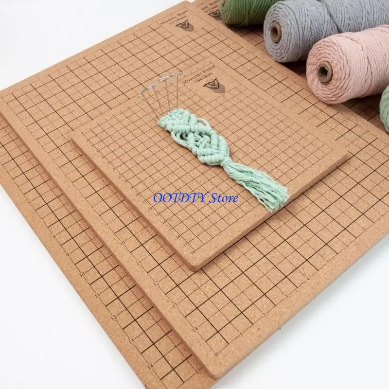 367A Macrame Board Grided Cork Board 8x8'', 12x16'', 16x16'' for Hand Kniting Work
367A Macrame Board Grided Cork Board 8x8'', 12x16'', 16x16'' for Hand Kniting Work