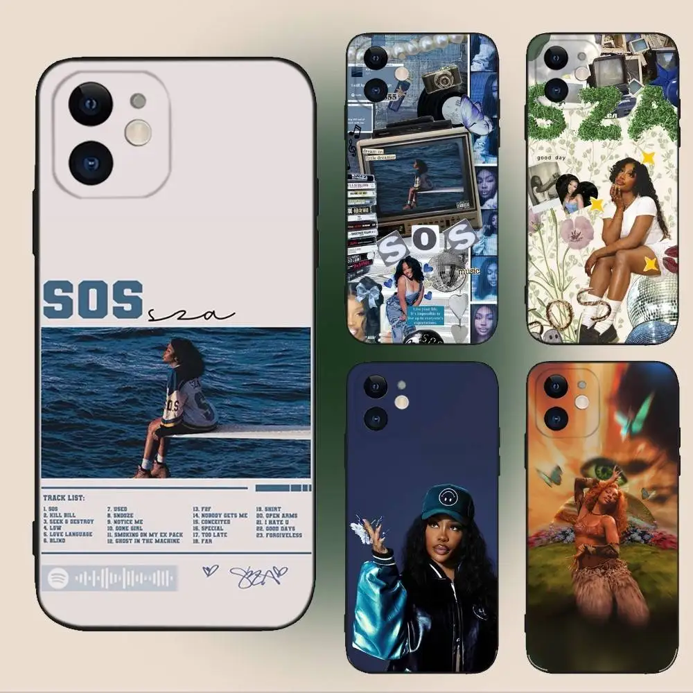 SZA SOS Singer Phone Case For iPhone 16,15,14,13,12,11,Plus,Pro Max,XS,X,XR,SE,Mini,8,7 Soft Silicone Black Cover
SZA SOS Singer Phone Case For iPhone 16,15,14,13,12,11,Plus,Pro Max,XS,X,XR,SE,Mini,8,7 Soft Silicone Black Cover