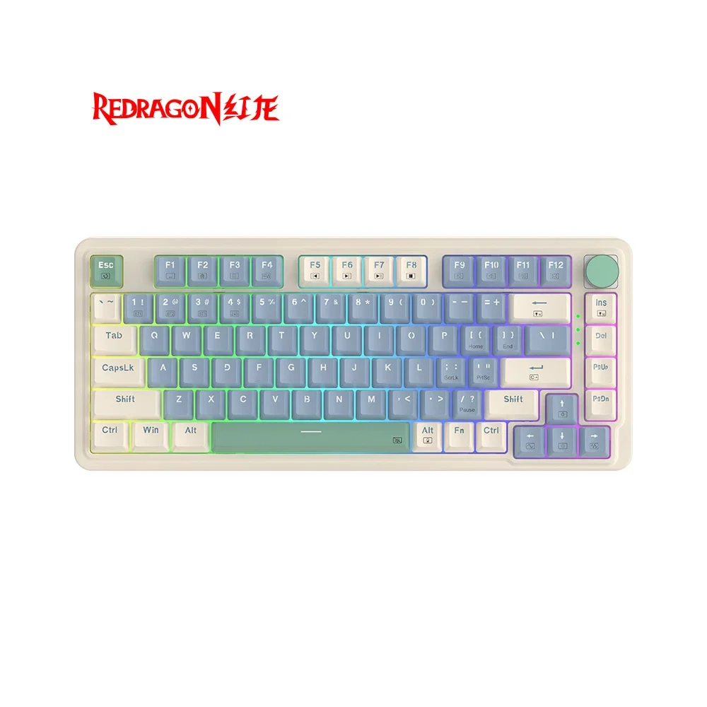 REDRAGON Wireless Mechanical Gaming Keyboard Support Bluetooth 2.4G 3 Mode Gamer 82 Keys for Computer PC Laptop
REDRAGON Wireless Mechanical Gaming Keyboard Support Bluetooth 2.4G 3 Mode Gamer 82 Keys for Computer PC Laptop