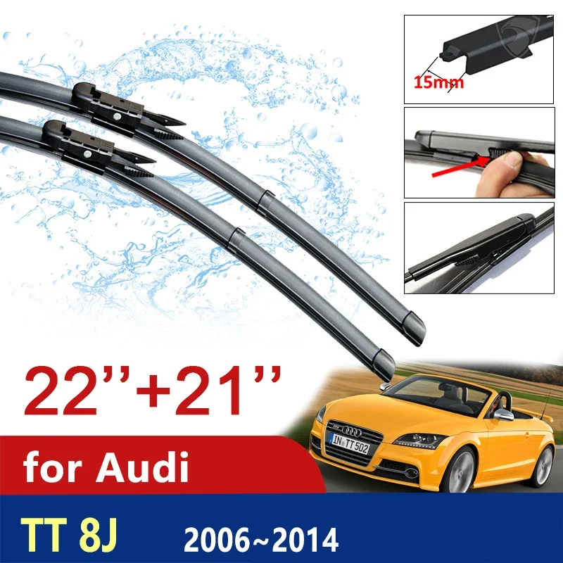 Car Wiper Blades Windscreen for Audi TT 8J 2006~2014 MK2 Windshield Wipers Car Accessories 2007 2008 2009 2010 2011 2012 2013
Car Wiper Blades Windscreen for Audi TT 8J 2006~2014 MK2 Windshield Wipers Car Accessories 2007 2008 2009 2010 2011 2012 2013