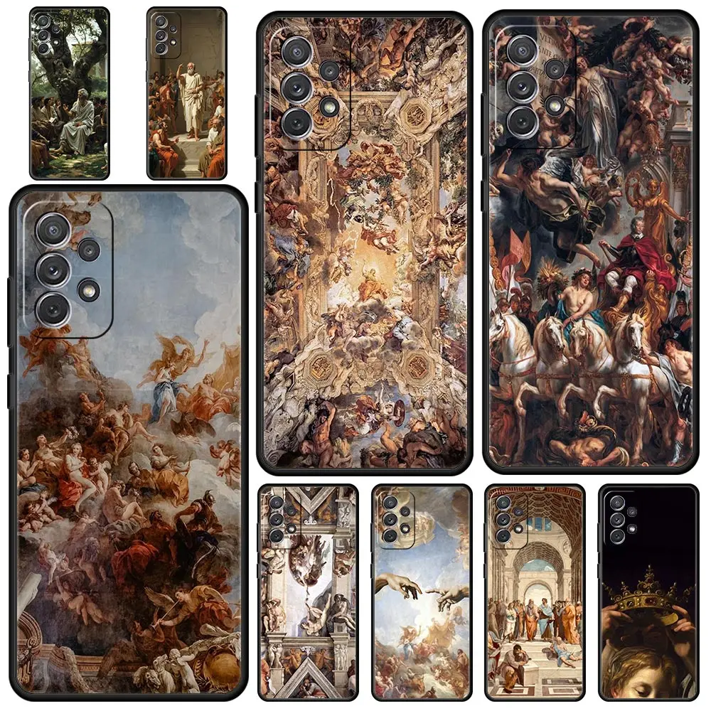Phone Case For Samsung A15 A13 A51 A71 A41 A31 A21S A03S A05 A35 A55 A23 A25 A33 A53 A73 5G Renaissance art Painting Cover
Phone Case For Samsung A15 A13 A51 A71 A41 A31 A21S A03S A05 A35 A55 A23 A25 A33 A53 A73 5G Renaissance art Painting Cover