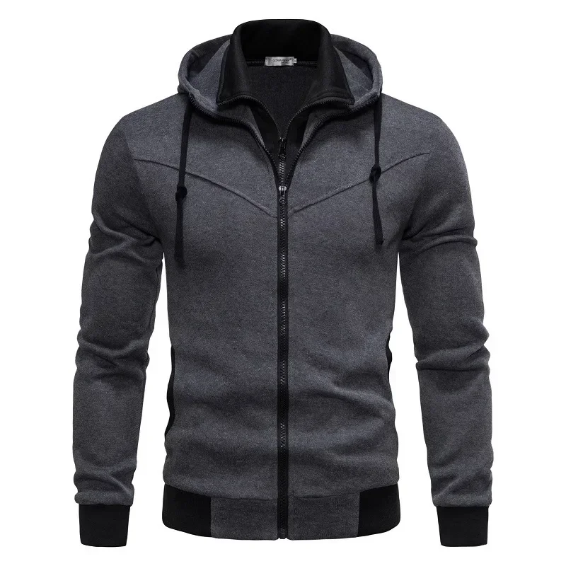 LIBIELIY Men's Spring New British Fashion Casual Hooded Cardigan Coat,Spell Color Slim-fit Zipper Thin Fake Two Pieces Sports Ho
LIBIELIY Men's Spring New British Fashion Casual Hooded Cardigan Coat,Spell Color Slim-fit Zipper Thin Fake Two Pieces Sports Ho