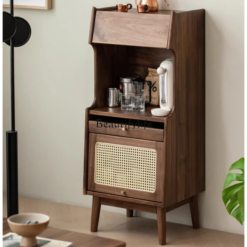 North American black walnut solid wood dining side cabinet bookcase bedside table living room
North American black walnut solid wood dining side cabinet bookcase bedside table living room