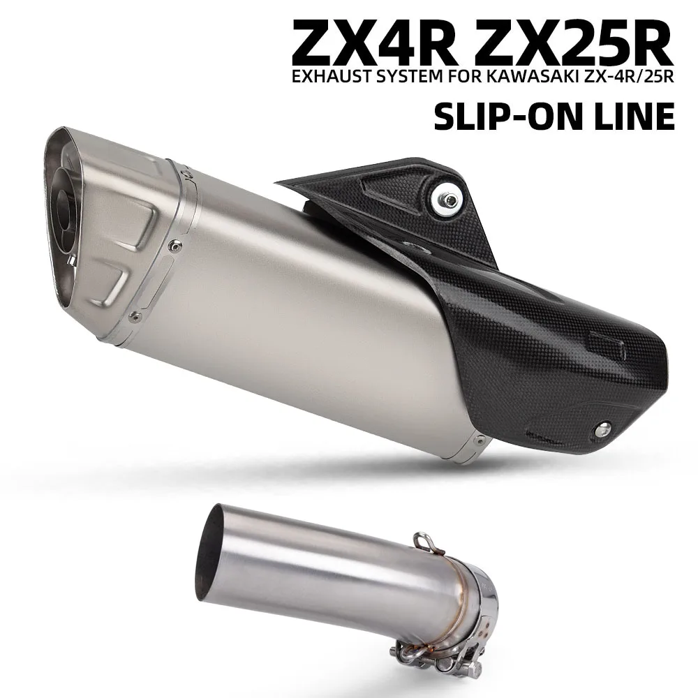 ZX4RR Exhaust Muffler For Kawasaki ZX4R ZX25RR ZX25R ZX-25R/25RR/4R/4RR 2020-2026 Motorcycle Exhausts Sport Racing Slip on Tube
ZX4RR Exhaust Muffler For Kawasaki ZX4R ZX25RR ZX25R ZX-25R/25RR/4R/4RR 2020-2026 Motorcycle Exhausts Sport Racing Slip on Tube