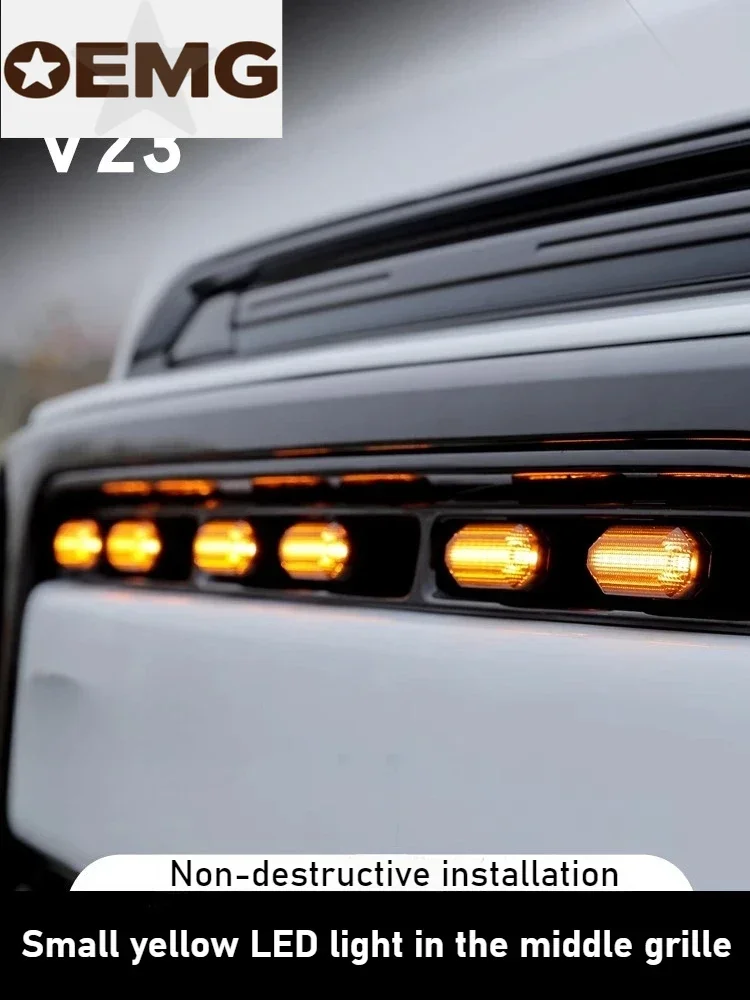 For Chery ICAR V23 medium grille small yellow light LED auxiliary lighting daytime running decorative lights accessories
For Chery ICAR V23 medium grille small yellow light LED auxiliary lighting daytime running decorative lights accessories