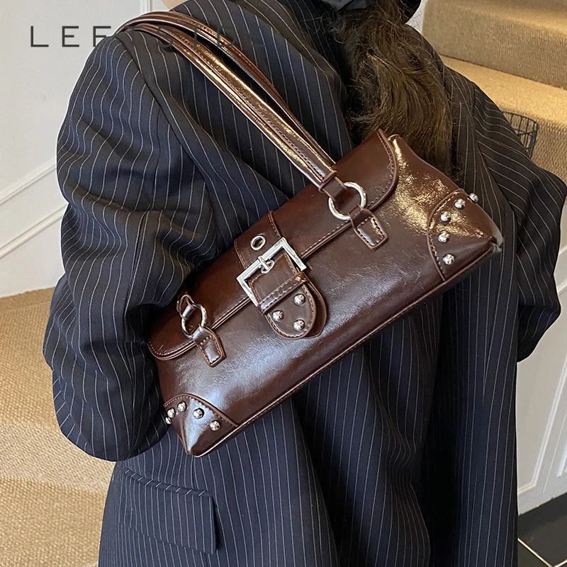 Левая сторона, женская сумка на плечо из искусственной кожи, зима 2024, ретро сумка подмышки, роскошные дизайнерские трендовые женские маленькие сумки и кошельки
Левая сторона, женская сумка на плечо из искусственной кожи, зима 2024, ретро сумка подмышки, роскошные дизайнерские трендовые женские маленькие сумки и кошельки