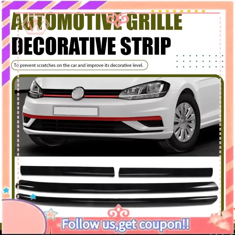 Durable 4Pcs Car Front Center Lower Grille Trim Strip For Golf 7.5 MK7.5 Modified Decorative Accessories
Durable 4Pcs Car Front Center Lower Grille Trim Strip For Golf 7.5 MK7.5 Modified Decorative Accessories