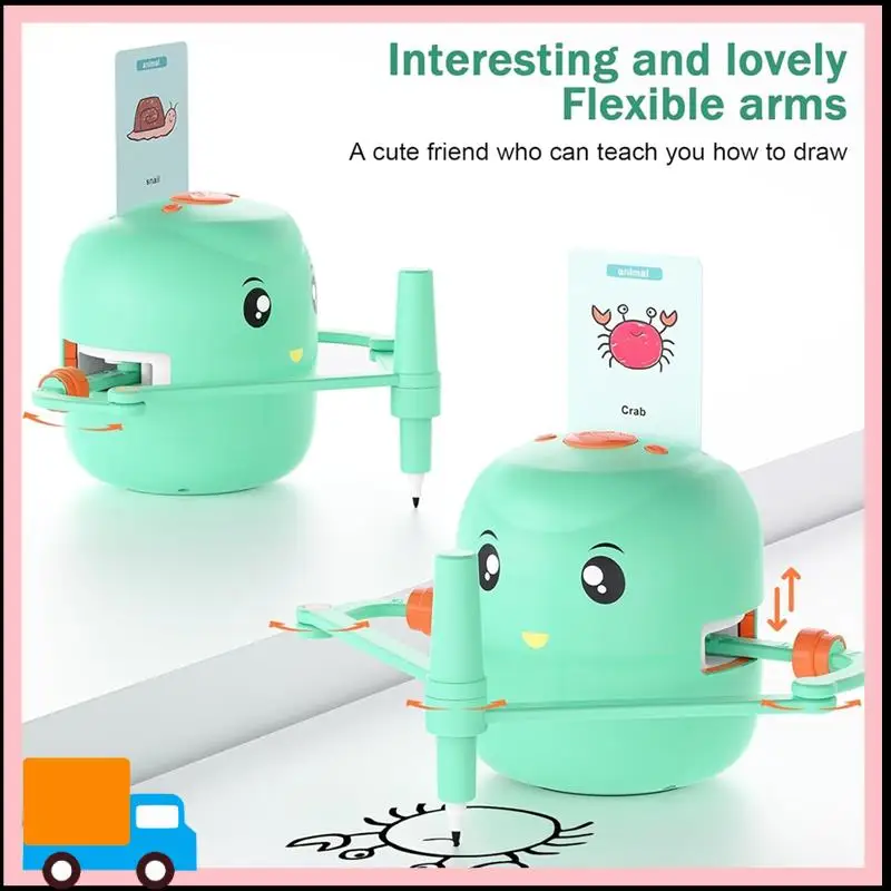Professional Children's Intelligent Painting Robot, An Ideal Gift For Children Over 5 Years Old
Professional Children's Intelligent Painting Robot, An Ideal Gift For Children Over 5 Years Old