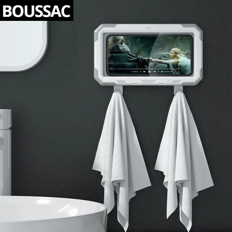 Bathroom Storage Transparent Waterproof Box Shower Phone Holder Kitchen Organizers Free Punching Hanging Shelf Toilet Drawer
Bathroom Storage Transparent Waterproof Box Shower Phone Holder Kitchen Organizers Free Punching Hanging Shelf Toilet Drawer