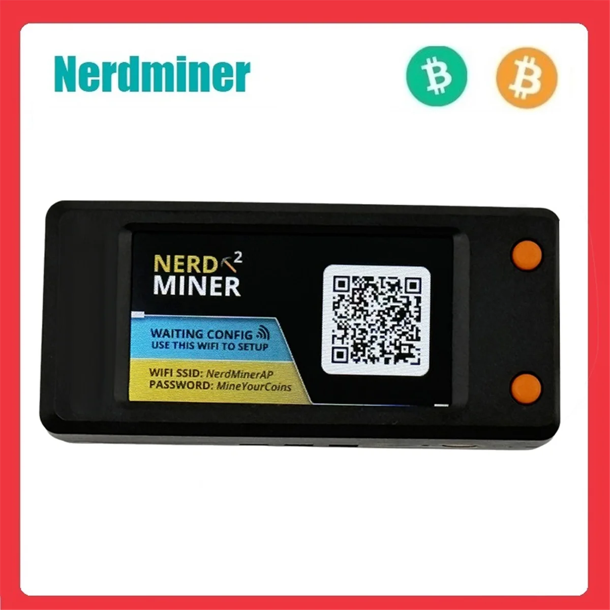 T07CHOT-Nerdminer V2 BTC Solo Lottery Miner 78KH/S with LCD Display BTC Miner ASIC Mining Bitcoin BTC Miner Silent Miner
T07CHOT-Nerdminer V2 BTC Solo Lottery Miner 78KH/S with LCD Display BTC Miner ASIC Mining Bitcoin BTC Miner Silent Miner
